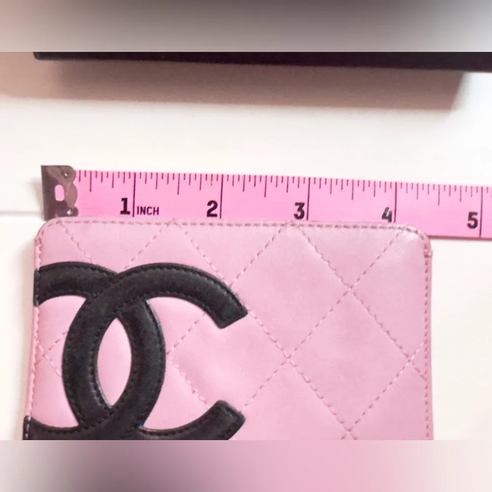 💝 Pink Chanel Cambone Card Holder Wallet 💝 CUSTOMER APPRECIATION GIFT - Picture 12 of 14